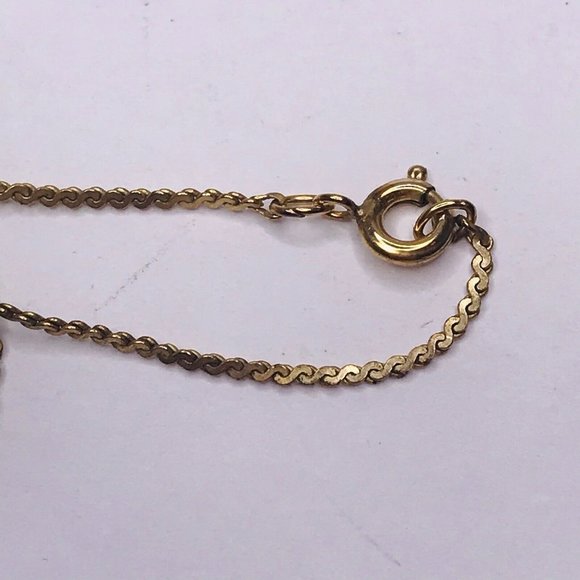 Museum Repro Egyptian Cartouche Sterling Charm 1/20 14k GF Gold Necklace - Picture 4 of 9